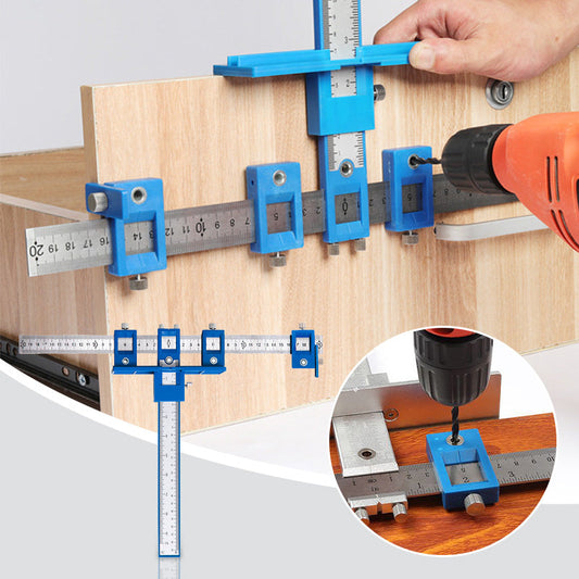 🔨 2026 Sale — Over 28,000 Sold!✨ Adjustable Cabinet Hardware Jig – Precision Hole Locator 📏