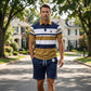 👕 2026 Sale — Over 46,000 Sold!🔥 Men's Striped T-Shirt & Shorts  2-Piece Set