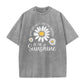 🌼 2026 Sale — Over 78,000 Sold!🔥Unisex Vintage Washed Daisy Print Loose Fit T-Shirt