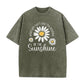 🌼 2026 Sale — Over 78,000 Sold!🔥Unisex Vintage Washed Daisy Print Loose Fit T-Shirt