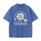 🌼 2026 Sale — Over 78,000 Sold!🔥Unisex Vintage Washed Daisy Print Loose Fit T-Shirt