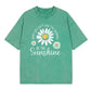 🌼 2026 Sale — Over 78,000 Sold!🔥Unisex Vintage Washed Daisy Print Loose Fit T-Shirt