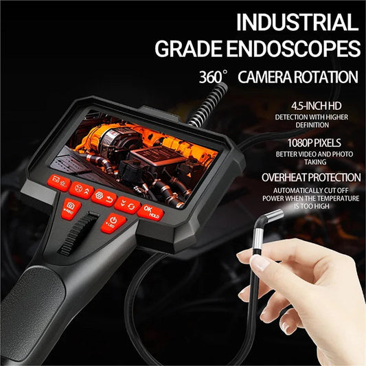 🎉 2026 Sale — Over 49,000 Sold!💞 6mm Handheld Automotive Endoscope with Articulating Camera – Precision Diagnostics 🔍