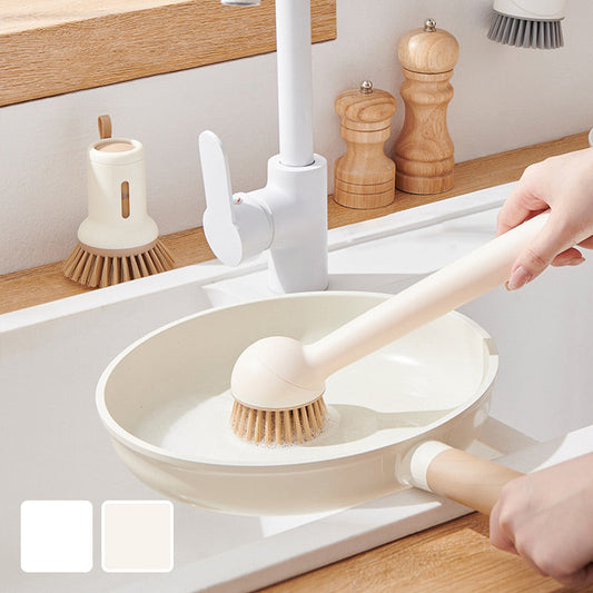 🧽 2026 Sale — Over 21,000 Sold! 🍳 Rotatable Hanging Pot Brush Set – Adjustable Angle & Leak-Proof Design 🧼