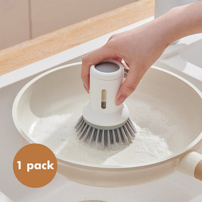 🧽 2026 Sale — Over 21,000 Sold! 🍳 Rotatable Hanging Pot Brush Set – Adjustable Angle & Leak-Proof Design 🧼