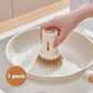 🧽 2026 Sale — Over 21,000 Sold! 🍳 Rotatable Hanging Pot Brush Set – Adjustable Angle & Leak-Proof Design 🧼