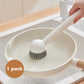 🧽 2026 Sale — Over 21,000 Sold! 🍳 Rotatable Hanging Pot Brush Set – Adjustable Angle & Leak-Proof Design 🧼