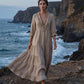 👗 2026 Sale — Over 82,000 Sold!🔥 Women Ruffle V-Neck Tiered Maxi Dress – Effortless Elegance 🌸