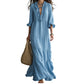 👗 2026 Sale — Over 82,000 Sold!🔥 Women Ruffle V-Neck Tiered Maxi Dress – Effortless Elegance 🌸