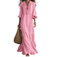 👗 2026 Sale — Over 82,000 Sold!🔥 Women Ruffle V-Neck Tiered Maxi Dress – Effortless Elegance 🌸