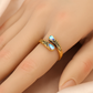 💍 2026 Sale — Over 38,000 Sold! ✨ Vintage Adjustable Open Ring with Teardrop Glowing Zircon – Filigree Charm 💎