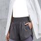 🎉 2026 Sale — Over 56,000 Sold! 🏋️ Women Athletic Yoga Shorts Double Layer Gym Shorts – High Waist & Pocket 💪
