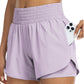 🎉 2026 Sale — Over 56,000 Sold! 🏋️ Women Athletic Yoga Shorts Double Layer Gym Shorts – High Waist & Pocket 💪