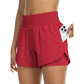 🎉 2026 Sale — Over 56,000 Sold! 🏋️ Women Athletic Yoga Shorts Double Layer Gym Shorts – High Waist & Pocket 💪