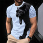 🐆 2026 Sale — Over 96,000 Sold!🔥 Men's Breathable Graphic Printed T-Shirt – Ergonomic Athletic Fit 💪