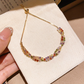 💎 2026 Sale — Over 26,000 Sold! Buy 1 Get 1 Free💎Retro Crossover Twisted Multicolor Zircon Adjustable Bracelet for Women