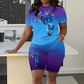 🦋 2026 Sale — Over 87,000 Sold!🔥 Women's Casual Butterfly Print Top and Shorts Set