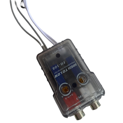 🎉 2026 Sale — Over 14,000 Sold!💞 Car Audio High to Low Impedance Converter – Clean Signal Upgrade 🔊