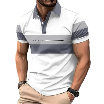 👕 2026 Sale — Over 56,000 Sold! 🎨 Men's Casual Color Block Shirt Short Sleeve – Modern Versatile Style ✨