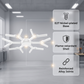 💡 2026 Sale — Over 47,000 Sold! ❄️ Deformable Snowflake LED Garage Light – Ultra-Bright & Adjustable Panels 🛠️