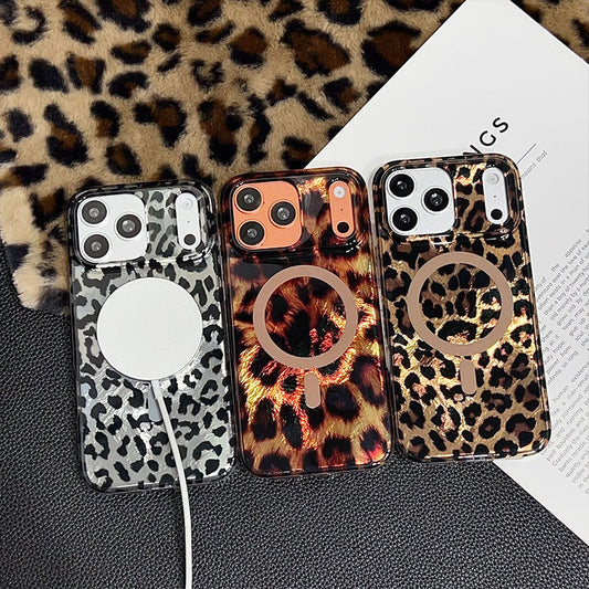 📱 2026 Sale — Over 54,000 Sold! 🐆 Magnetic Leopard Print Phone Case – Wild Style & Strong Grip 🧲