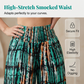 🎉 2026 Sale — Over 83,000 Sold!💞 Women's Smocked High-Waist Wide-Leg Trousers – Effortless Elegance 🌿