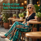 🎉 2026 Sale — Over 83,000 Sold!💞 Women's Smocked High-Waist Wide-Leg Trousers – Effortless Elegance 🌿