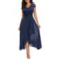 🎉 2026 Sale — Over 22,000 Sold! 💞 Elegant Lace Evening Dress – Stunning High-Low Silhouette 🌸