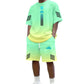 🎉 2026 Sale — Over 43,000 Sold!💞 Men's Summer T-Shirt & Shorts Two-Piece Set – Gradient Style, Maximum Cool ☀️