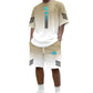 🎉 2026 Sale — Over 43,000 Sold!💞 Men's Summer T-Shirt & Shorts Two-Piece Set – Gradient Style, Maximum Cool ☀️