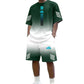 🎉 2026 Sale — Over 43,000 Sold!💞 Men's Summer T-Shirt & Shorts Two-Piece Set – Gradient Style, Maximum Cool ☀️