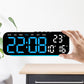 🎉 2026 Sale — Over 45,000 Sold! ⏰ LED Display Digital Alarm Clock with Date Temp Weekday – Large Digits & Ambient Light 🌈