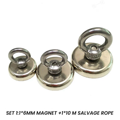 🎉 2026 Sale — Over 18,000 Sold! 💞 Deep-water Magnetic Salvage Magnet Set – Uncover Hidden Treasures 🌸