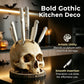 🎉 2026 Sale — Over 71,000 Sold!💞 Funny Skull Knife Holder for Kitchen Storage – Spooky & Functional 💀