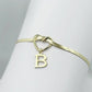 🎉 2026 Sale — Over 25,000 Sold! 💖 Heart Initial Anklet Snake Chain – Personalized Charm ❤️