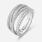 🎉 2026 Sale — Over 15,000 Sold! 💎 Adjustable Multi-Band Crossover Ring – Brilliant CZ Sparkle ✨