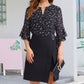 🎉 2026 Sale — Over 43,000 Sold! 👚 Women's 3/4 Sleeve Chiffon Blouse – Elegant V-Neck Design 💼