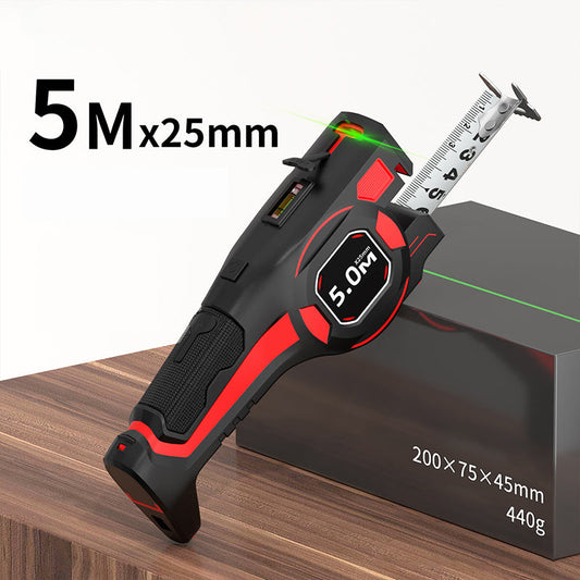 🎉 2026 Sale — Over 47,000 Sold! 📏 2-in-1 Tape Measure with Laser Guide – Straight Lines Every Time 🎯