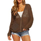 🎉 2026 Sale — Over 22,000 Sold 🧥 Women's Open-Knit Zip-Up Cardigan Lightweight 🌸