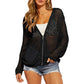 🎉 2026 Sale — Over 22,000 Sold 🧥 Women's Open-Knit Zip-Up Cardigan Lightweight 🌸