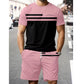 🎉 2026 Sale — Over 11,000 Sold 👕 Men's Casual Short Sleeve T-Shirt & Shorts Set 🩳