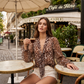 🎉 2026 Sale — Over 14,000 Sold 👕 Leopard V-Neck Tie Front Top – Wild Feminine 🐆
