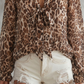 🎉 2026 Sale — Over 14,000 Sold 👕 Leopard V-Neck Tie Front Top – Wild Feminine 🐆