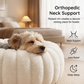 🎉 2026 Sale — Over 52,000 Sold! 🐾 Ultra-Soft Round Calming Cat & Dog Bed – Raised Rim Design 🛌