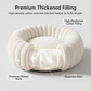 🎉 2026 Sale — Over 52,000 Sold! 🐾 Ultra-Soft Round Calming Cat & Dog Bed – Raised Rim Design 🛌