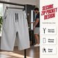 🎉 2026 Sale — Over 54,000 Sold! 🩳 Men's Casual Drawstring 3/4 Shorts – Secure Zip Pocket ☀️