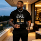 🎉 2026 Sale — Over 69,000 Sold! ♟️ Men's Plus Size Chess Slogan Tee – Bold Graphic Print 👕