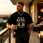 🎉 2026 Sale — Over 69,000 Sold! ♟️ Men's Plus Size Chess Slogan Tee – Bold Graphic Print 👕
