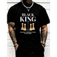 🎉 2026 Sale — Over 69,000 Sold! ♟️ Men's Plus Size Chess Slogan Tee – Bold Graphic Print 👕
