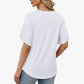 🎉 2026 Sale — Over 47,000 Sold! 👚 V-Neck Flutter Sleeve Blouse – Soft Feminine Breeze 🌸